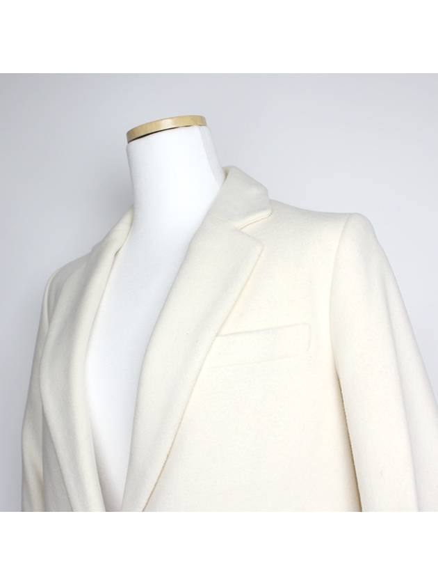 Lux Ivory Pure Wool Coat 55 - THEORY - BALAAN 4