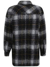 HARVELI Check Shirt Jacket Charcoal MA0998 22A012E 02AN - ISABEL MARANT - BALAAN 2