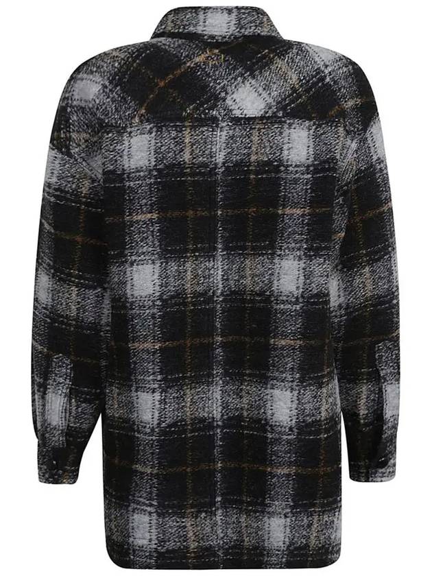 22FW HARVELI Check Shirt Jacket MA0998 22A012E 02AN - ISABEL MARANT - BALAAN 3