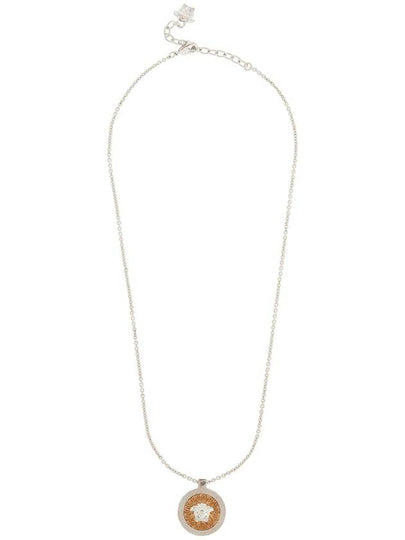 Crystal Icon Necklace Gold - VERSACE - BALAAN 2