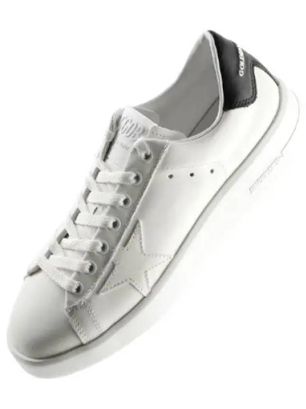 Pure Star Sneakers White Leather Black Tab Women s - GOLDEN GOOSE - BALAAN 1