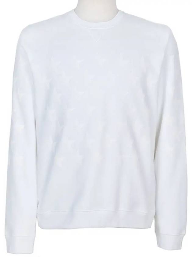 Star Print Sweatshirt White - VALENTINO - BALAAN 2