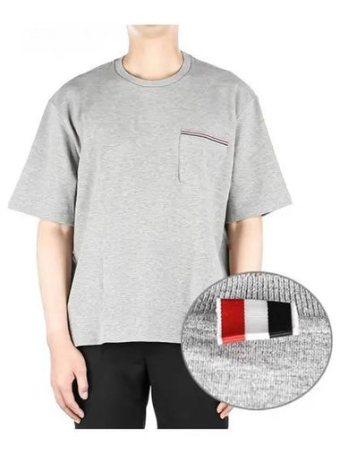 Men s short sleeve t shirt 270898 - THOM BROWNE - BALAAN 1