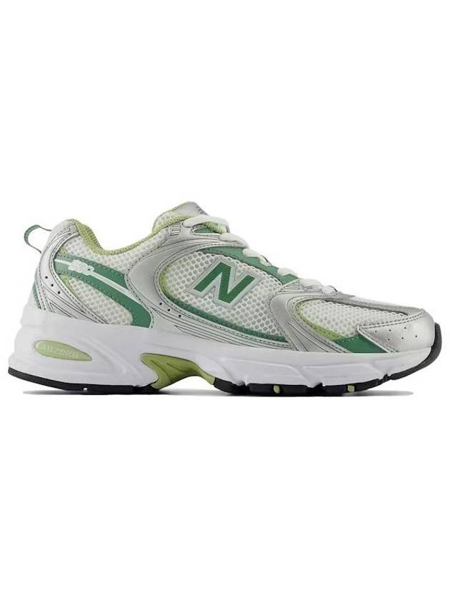 530 Low Top Sneakers Silver Metallic Green - NEW BALANCE - BALAAN 2