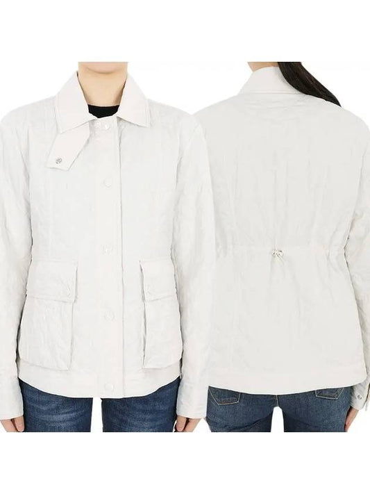 Women's GALENE Quilted Jacket Ivory 1A00099 54A81 034 - MONCLER - BALAAN 2