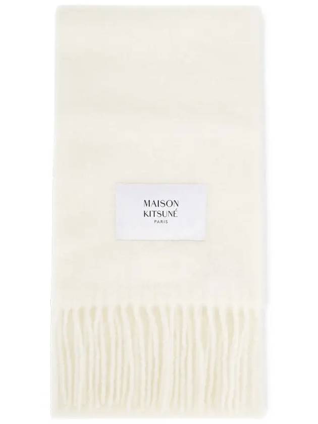 Men's Logo Milk Muffler LM06206WA0022 MK - MAISON KITSUNE - BALAAN 3