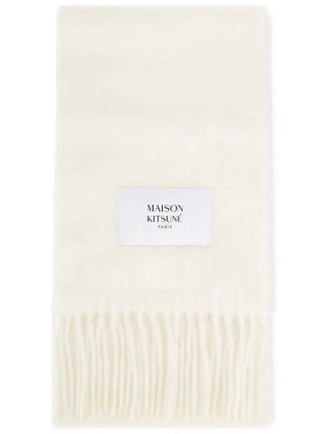 Men's Logo Milk Muffler LM06206WA0022 MK - MAISON KITSUNE - BALAAN 1