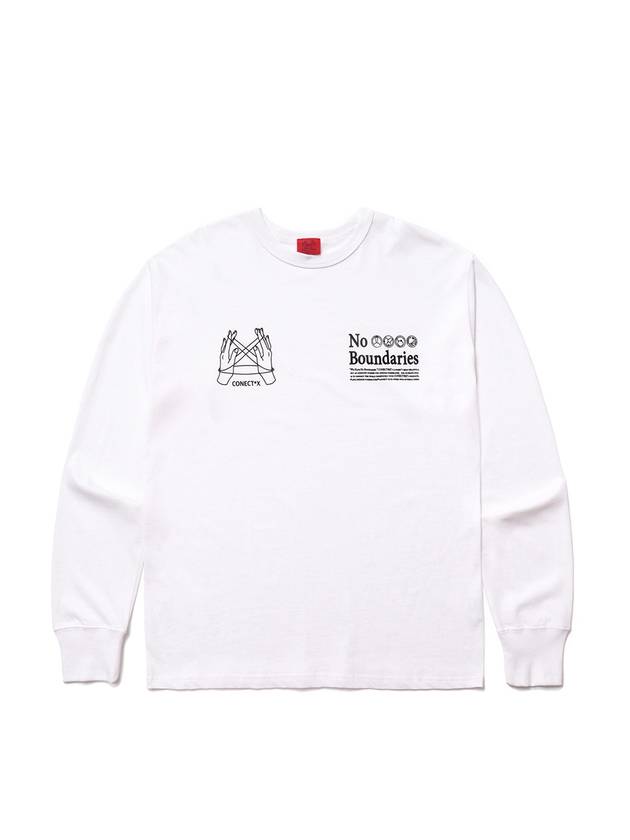 Double Logo Long Sleeve White - CONECTX - BALAAN 2