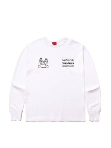 Double Logo Long Sleeve White - CONECTX - BALAAN 1