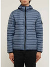 Loom Woven Chambers R-Nylon Down-TC Packable Jacket Light Blue - STONE ISLAND - BALAAN 5