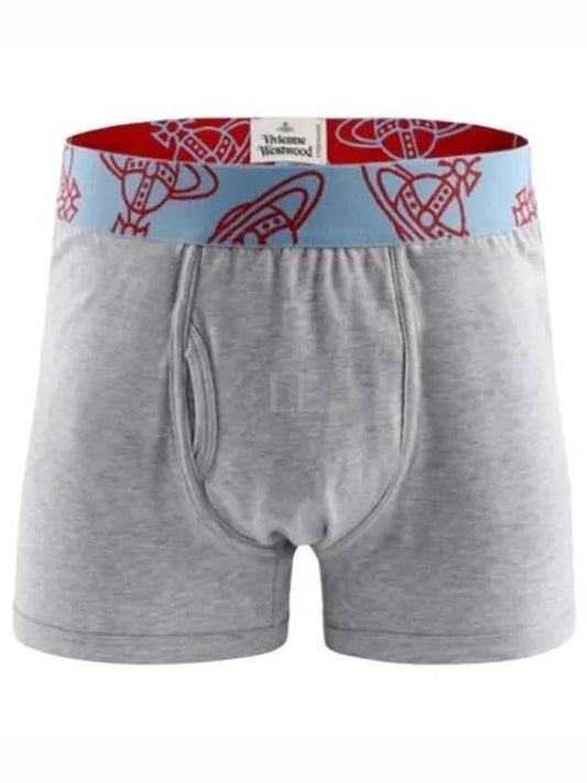 Cotton Boxer 2 Pack Grey - VIVIENNE WESTWOOD - BALAAN 2