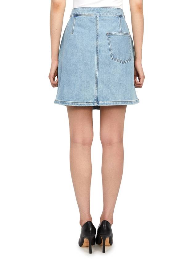 Paula Denim A-line Skirt Wash Indigo - A.P.C. - BALAAN 7