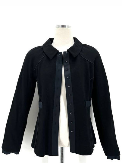 LOGO WOOL SILK JACKET - CHANEL - BALAAN 2