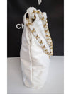 Shiny Calfskin 22 Small Shoulder Bag White - CHANEL - BALAAN 6