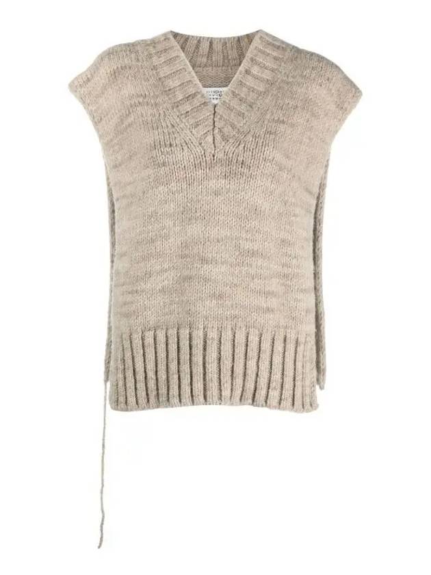 Botanical Dye Knit Vest Light Brown - MAISON MARGIELA - BALAAN 2