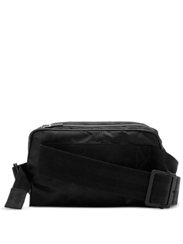 Check Jacquard Belt Bag Black - BURBERRY - BALAAN 3