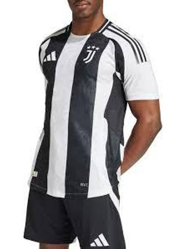 Juventus 24 25 Home Authentic Jersey Short Sleeve T-Shirt White Black - ADIDAS - BALAAN 1