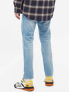 Tapered Eco Bleach Denim Jeans Blue - GUCCI - BALAAN 9