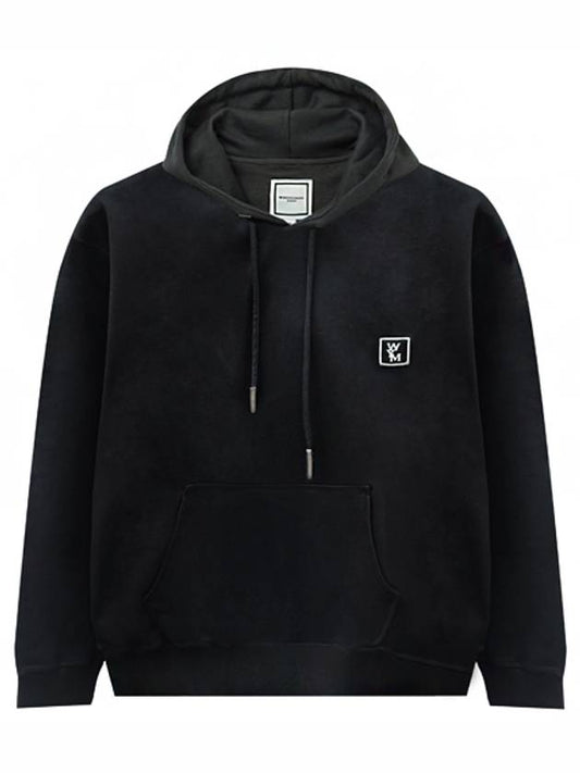 W241TS37741G Back Logo Cotton Hooded Sweatshirt Dark Gray Men s Hoodies TEO - WOOYOUNGMI - BALAAN 1