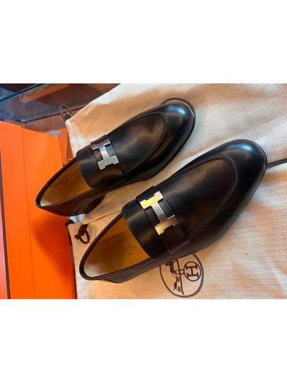 Paris Loafers Black - HERMES - BALAAN 2