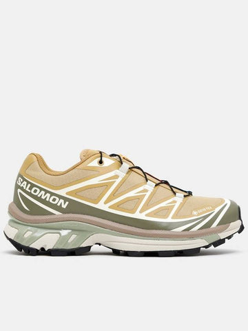 XT 6 GTX Low Top Sneakers Antelope Icicle Portabella - SALOMON - BALAAN 1