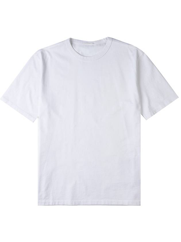 Men's Logo Patch Back Short Sleeve T-Shirt White - TEN C - BALAAN 2