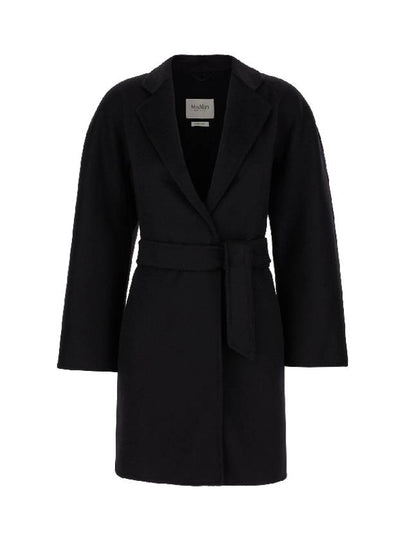 Harold Cashmere Wool Single Coat Black - MAX MARA - BALAAN 2