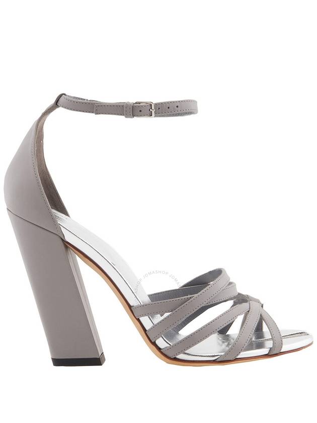 split toe detail sandals heel cloud gray - BURBERRY - BALAAN 2