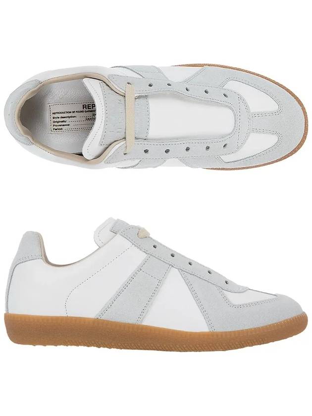 Replica Calfskin Low Top Sneakers White - MAISON MARGIELA - BALAAN 3