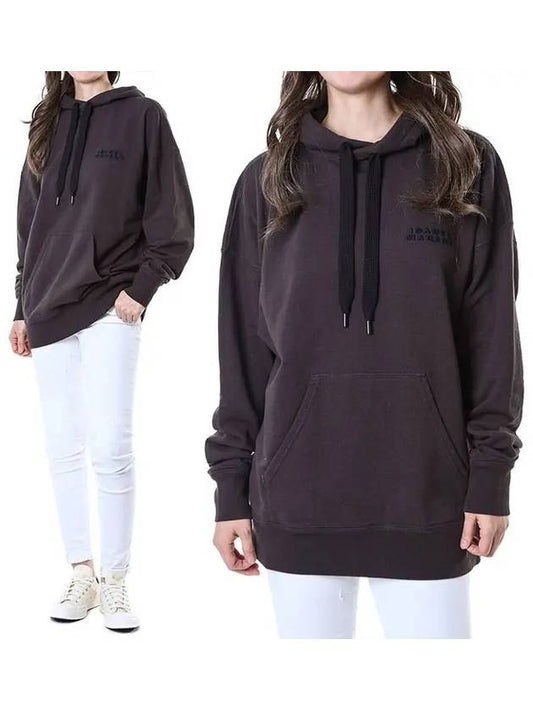 Isabel Marant Scott Logo Hoodie Top Fade Black - ISABEL MARANT - BALAAN 2