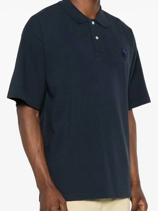 Maison Kitsune Bold Foxhead Oversized Polo Short Sleeve T Shirt MM00202 - POLO RALPH LAUREN - BALAAN 3