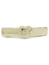 CC Logo In Heart Hair Clip Gold - CHANEL - BALAAN 1