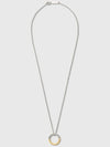 Maison Margiela Ring Pendant Chain Link Necklace SI8UU0003 SV0131 963 - MAISON MARGIELA - BALAAN 2