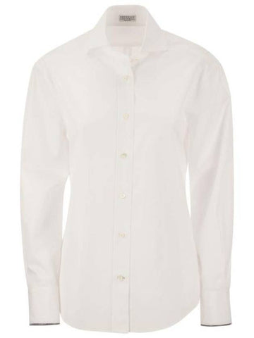 Shirt MH772MK986 C159 WHITE - BRUNELLO CUCINELLI - BALAAN 1