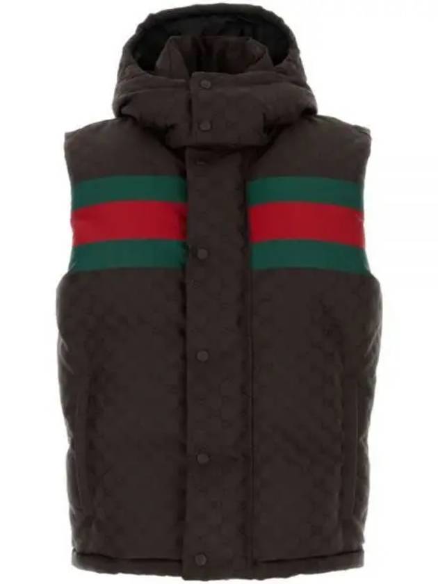 Hooded Down Vest Black - GUCCI - BALAAN 2