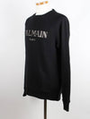 metallic logo sweatshirt - BALMAIN - BALAAN 2