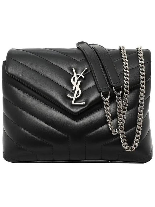 Matelasse Lulu Quilted Small Shoulder Bag Black - SAINT LAURENT - BALAAN 1