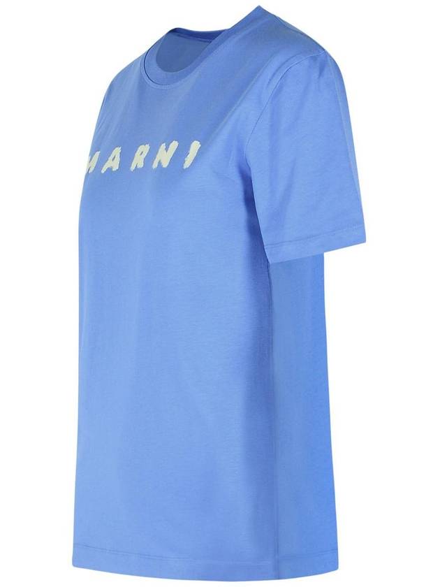 Marni Light Blue Cotton T-Shirt - MARNI - BALAAN 2