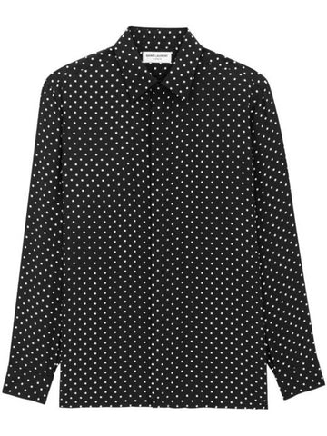 Long Sleeve Shirt 774775 Y2E131095 - SAINT LAURENT - BALAAN 1