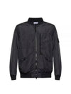 Garment Dyed Crinkle Reps Jacket Black - STONE ISLAND - BALAAN 2