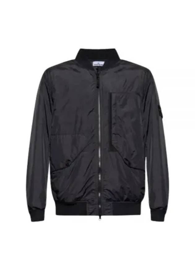 Garment Dyed Crinkle Reps Jacket Black - STONE ISLAND - BALAAN 2