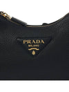 Vitello Dino Leather Shoulder Bag Black - PRADA - BALAAN 8