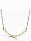 T Smile Small Necklace Gold - TIFFANY & CO. - BALAAN 3