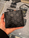 Men's GG Signature Half Wallet Black - GUCCI - BALAAN 3