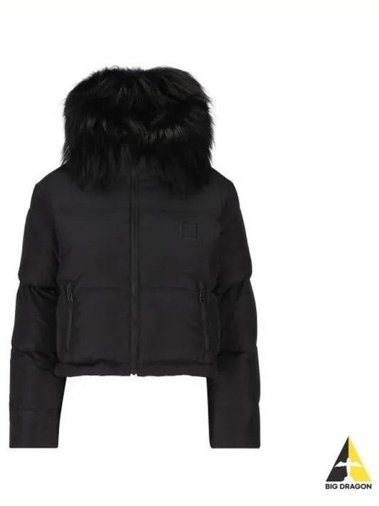 reversible nylon down jacket black - FENDI - BALAAN 2