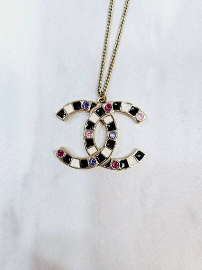 Vintage Cocomark Champagne Gold Necklace A58694 - CHANEL - BALAAN 2