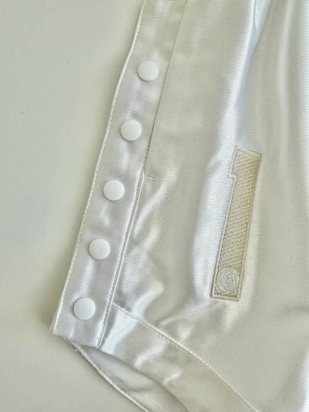 Satin Shorts FQ0699 100 White WOMENS S M Asian Fit - NIKE - BALAAN 2