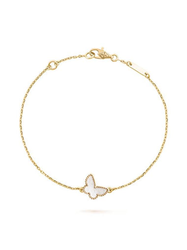 Sweet Alhambra Butterfly Mother Of Pearl Bracelet Gold - VANCLEEFARPELS - BALAAN 1