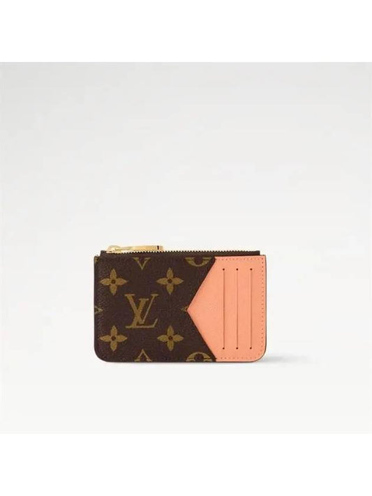 Women's Romy Monogram Card Wallet Brown Apricot - LOUIS VUITTON - BALAAN 2