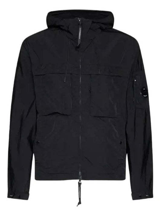 Chrome R Hooded Jacket Black - CP COMPANY - BALAAN 2